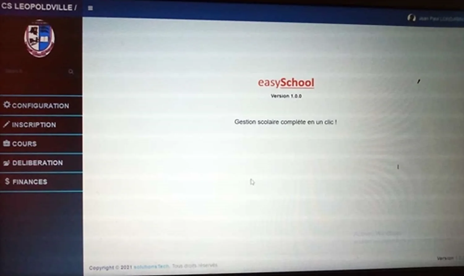 Capture du projet EasySchool